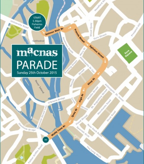 Macnas Halloween Parade Route Map  Macnas – Spectacle and Street 